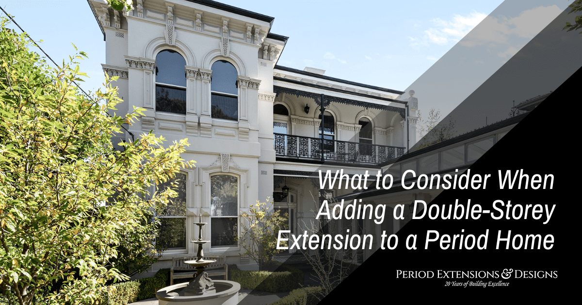 Double-Storey Extension to a Period Home